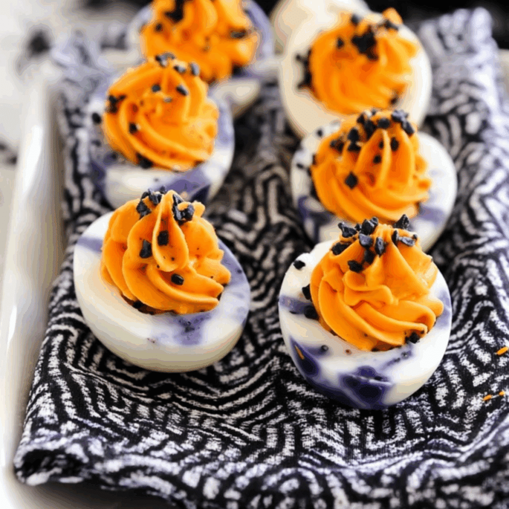 Halloween Deviled Eggs