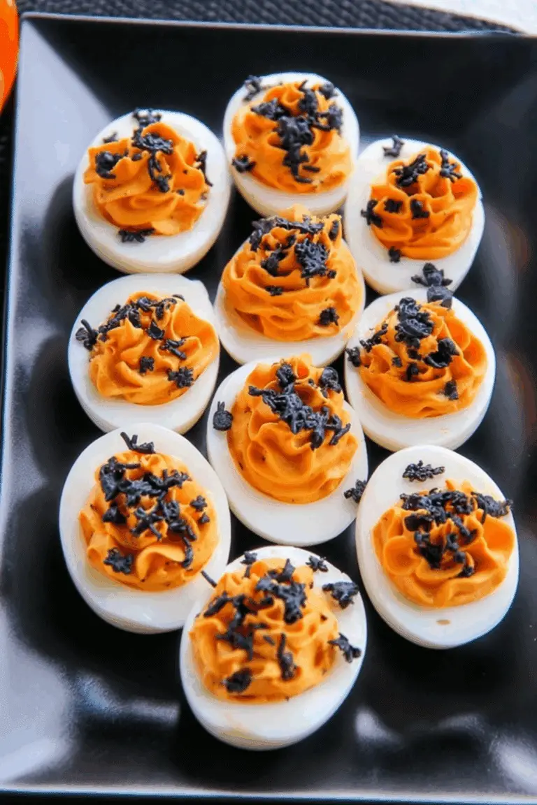 Halloween Deviled Eggs