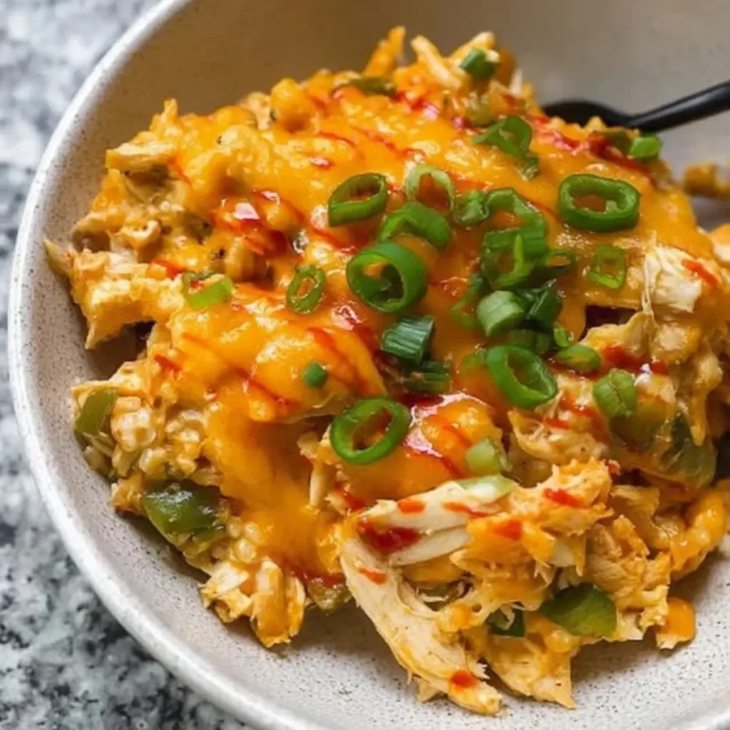 Jalapeño Buffalo Chicken Casserole