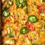 Jalapeño Buffalo Chicken Casserole