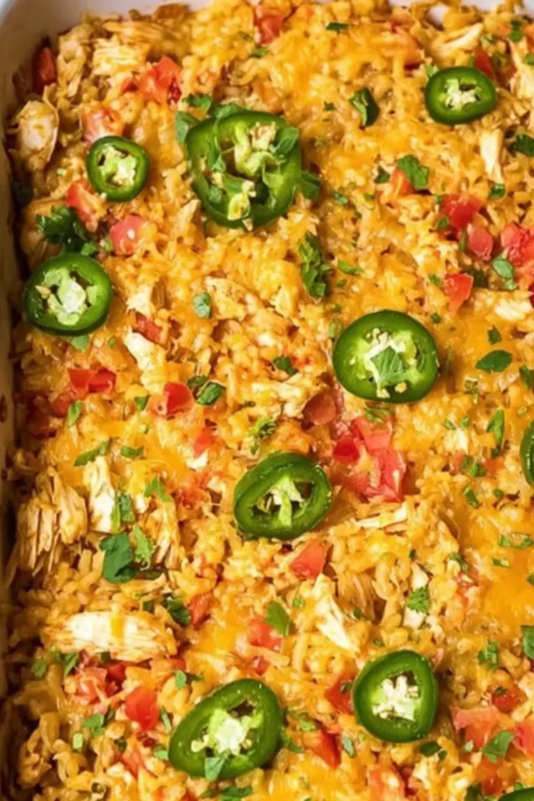 Jalapeño Buffalo Chicken Casserole