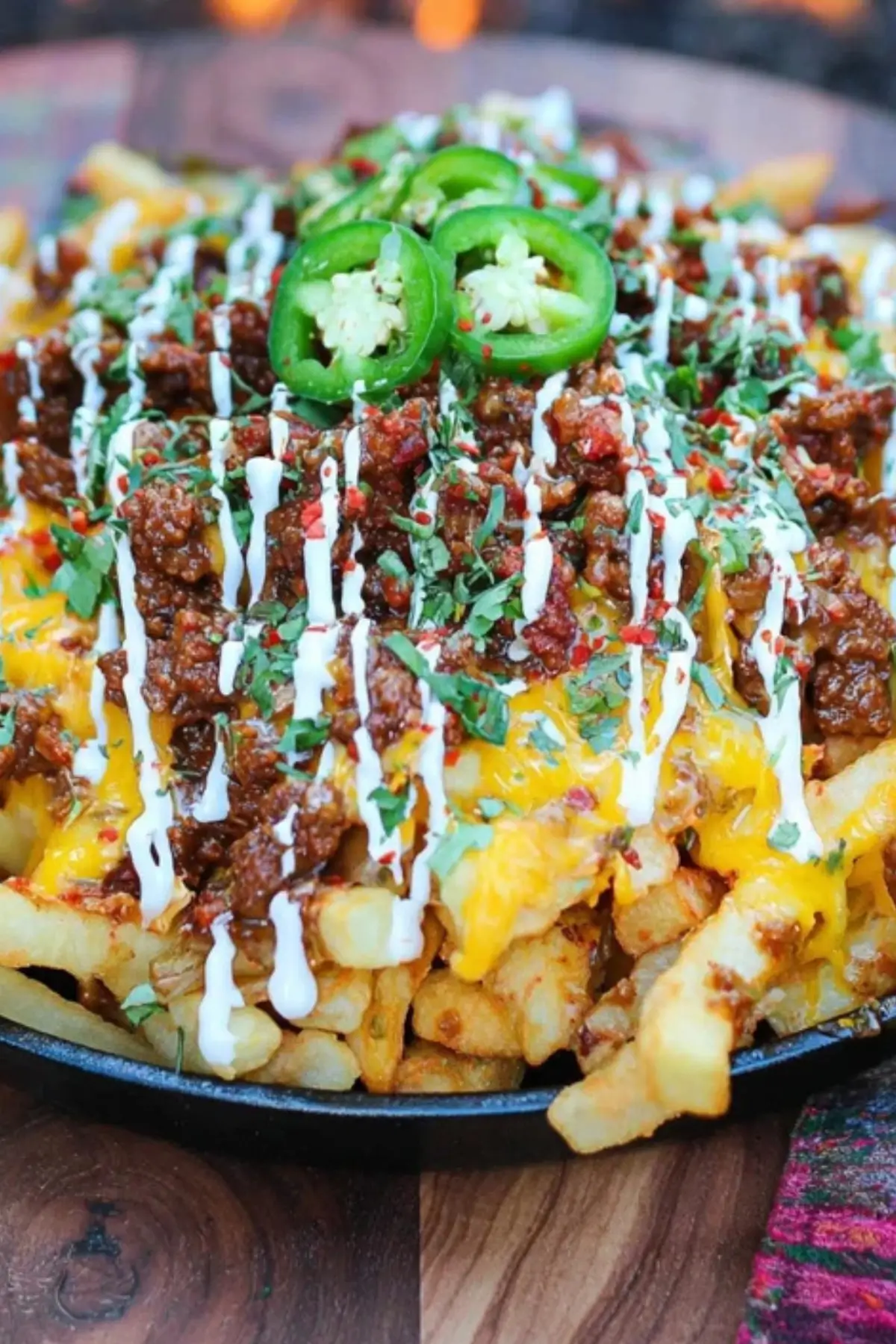 Loaded Chili Cheese Fries