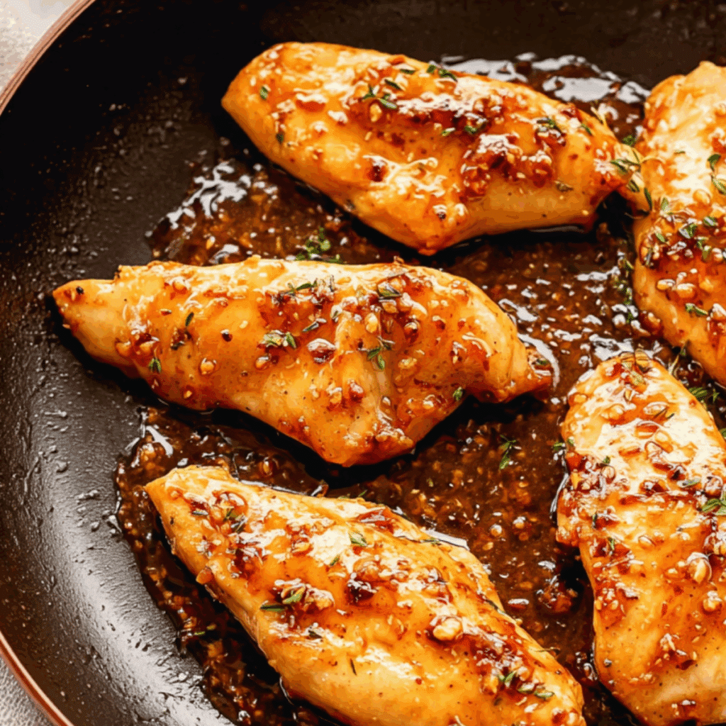 Maple Mustard Glazed Chicken