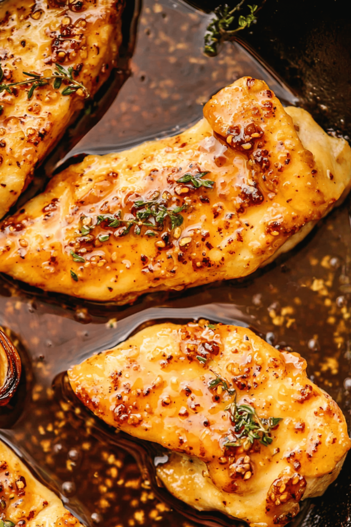 Maple Mustard Glazed Chicken