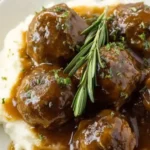 Meatballs and Gravy