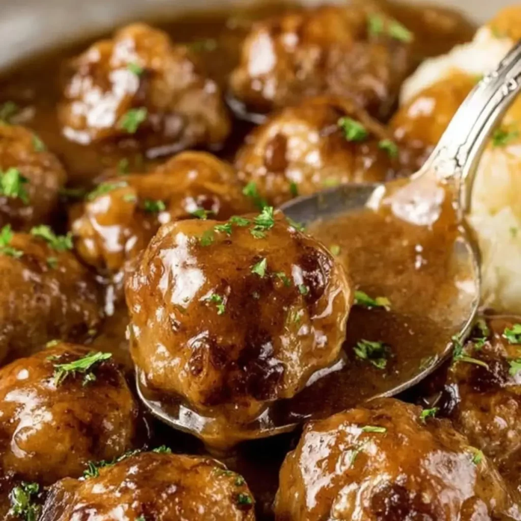 Meatballs and Gravy