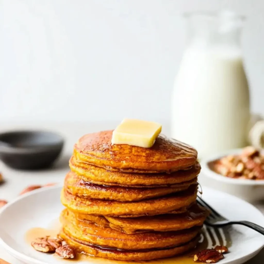 Oatmeal Pumpkin Pancakes