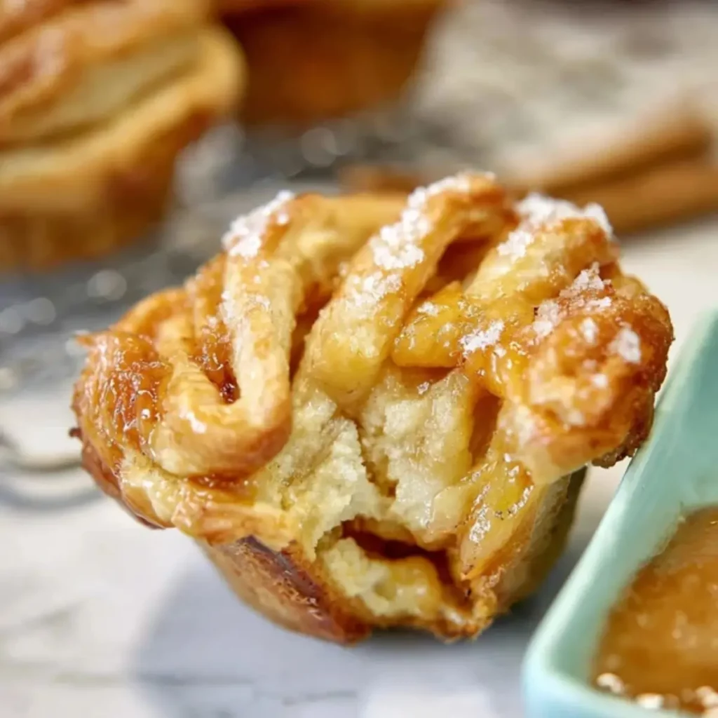 Peach Pie Cruffins