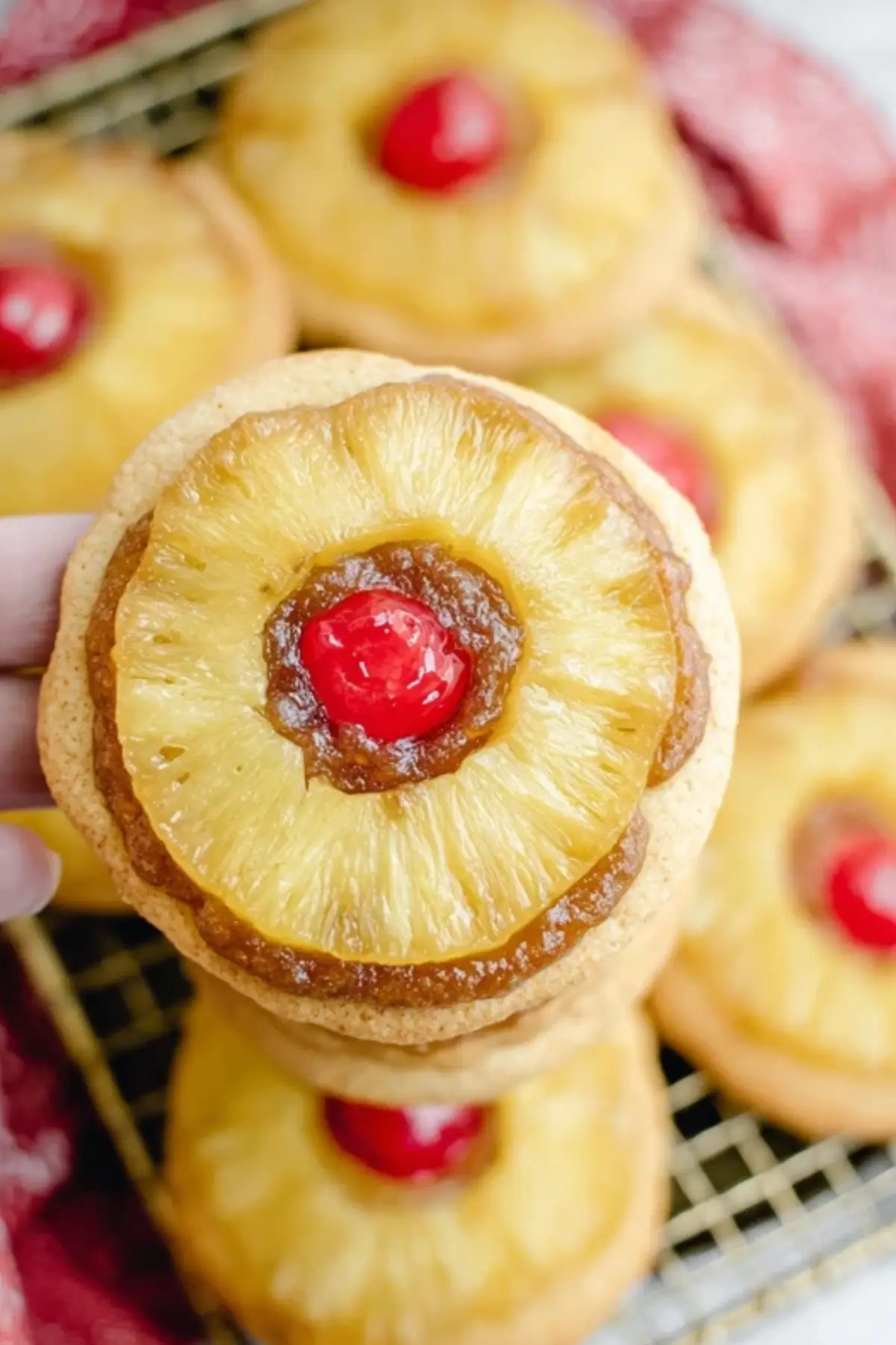 Pineapple Upside Down Sugar Cookies