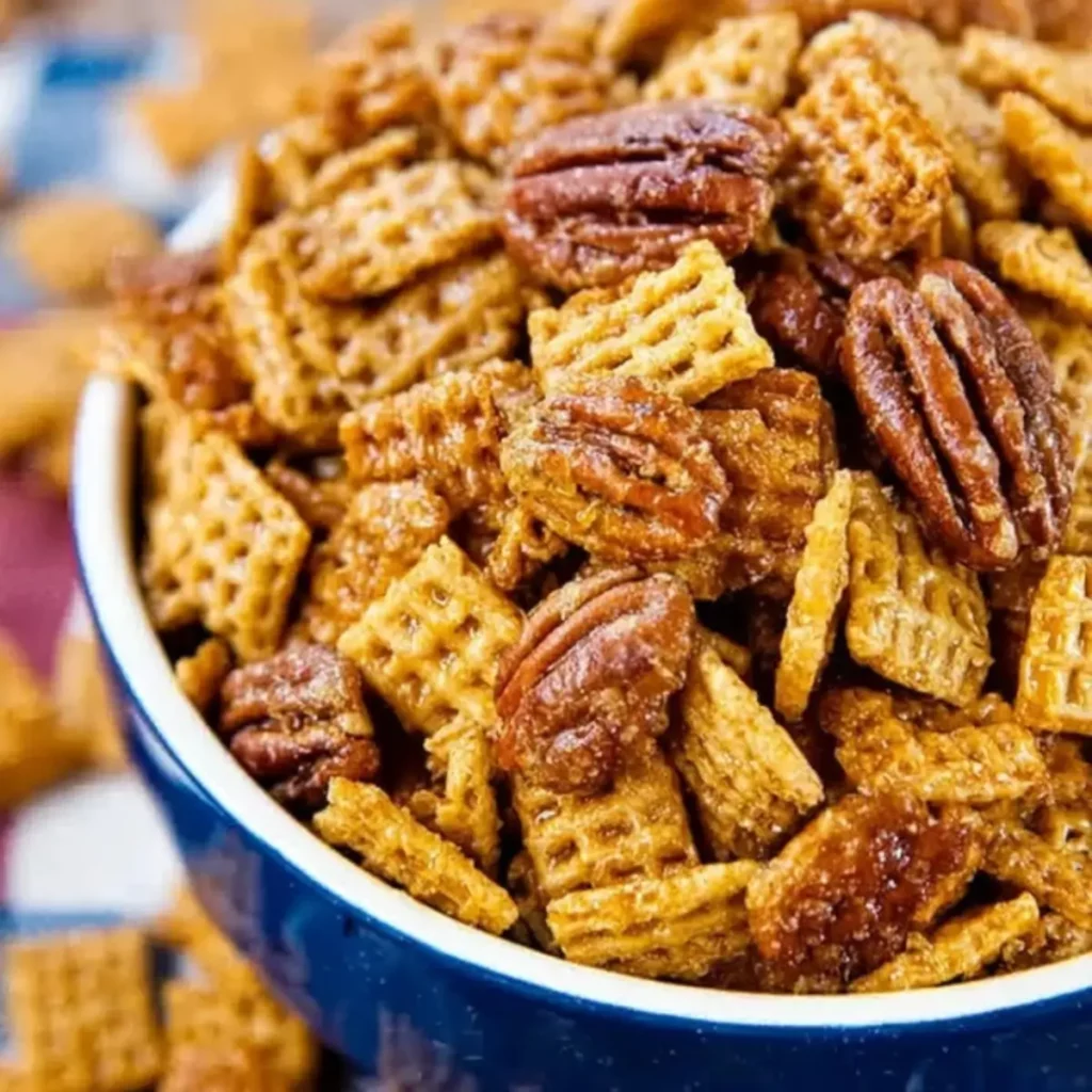 Praline Crunch Crispix Pecan