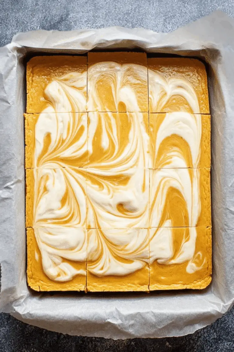 Pumpkin Cheesecake Bars