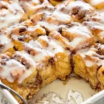 Pumpkin Cinnamon Roll Bake