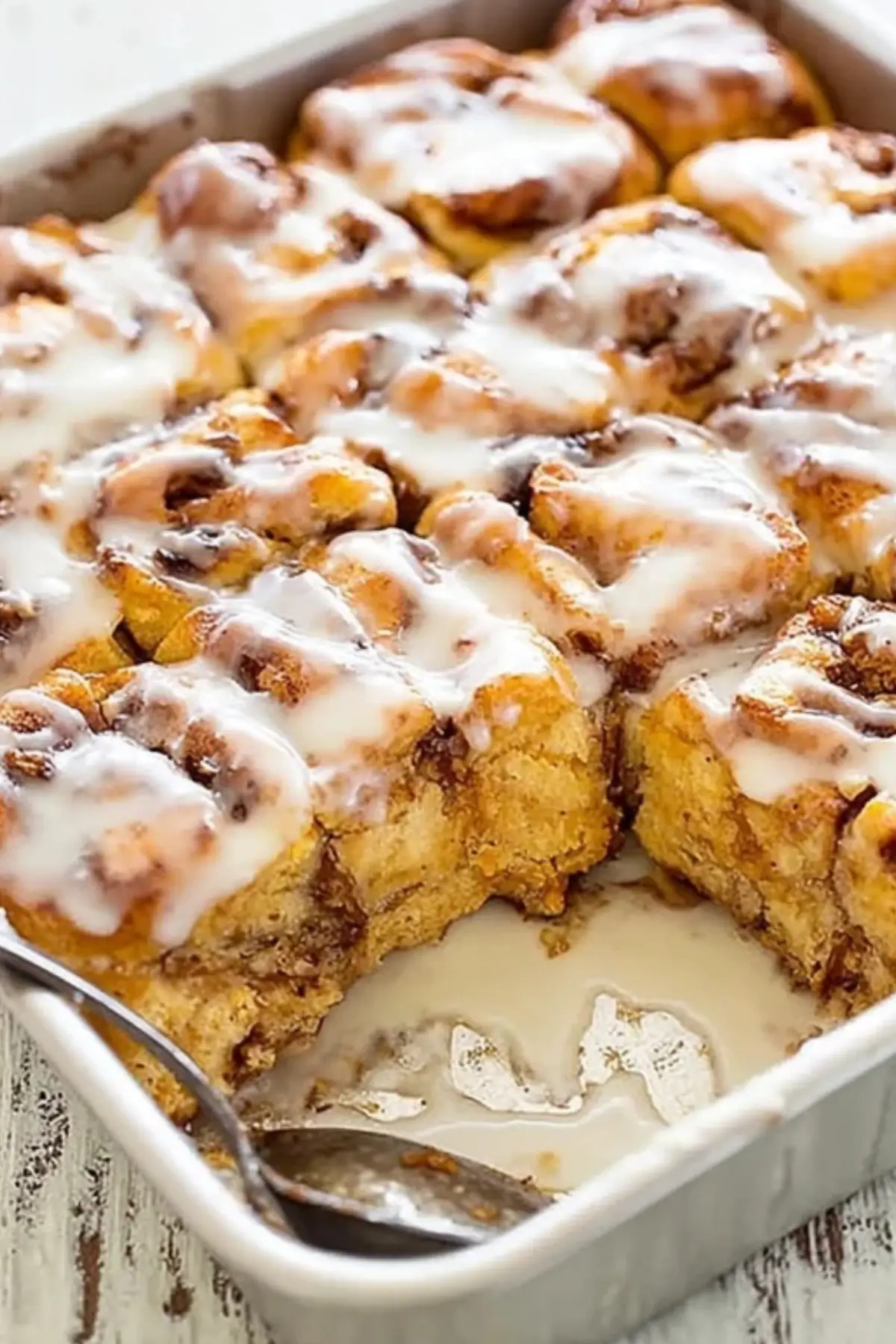 Pumpkin Cinnamon Roll Bake