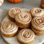 Pumpkin Cookies with Cinnamon Frosting