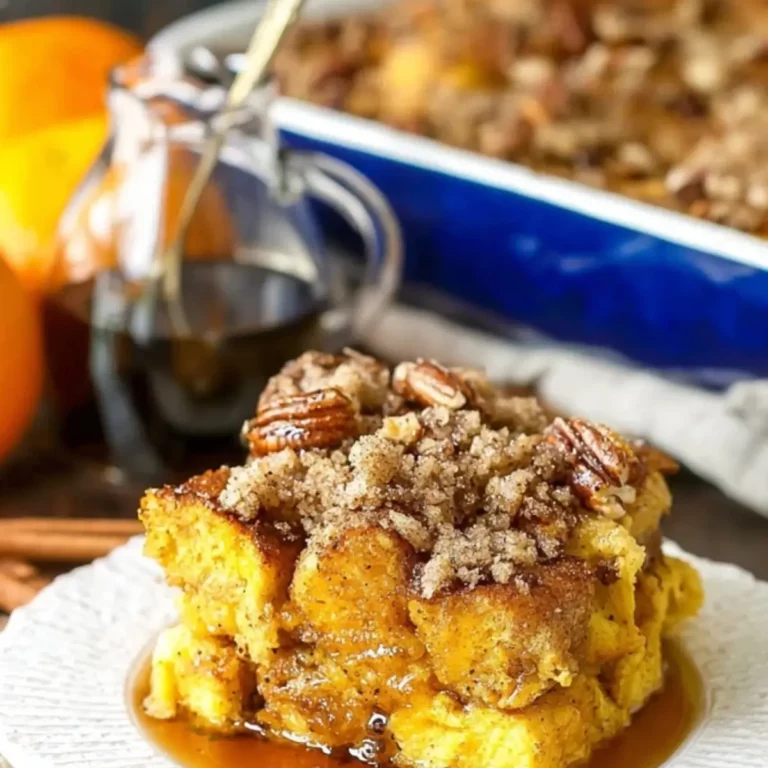 Pumpkin French Toast Casserole
