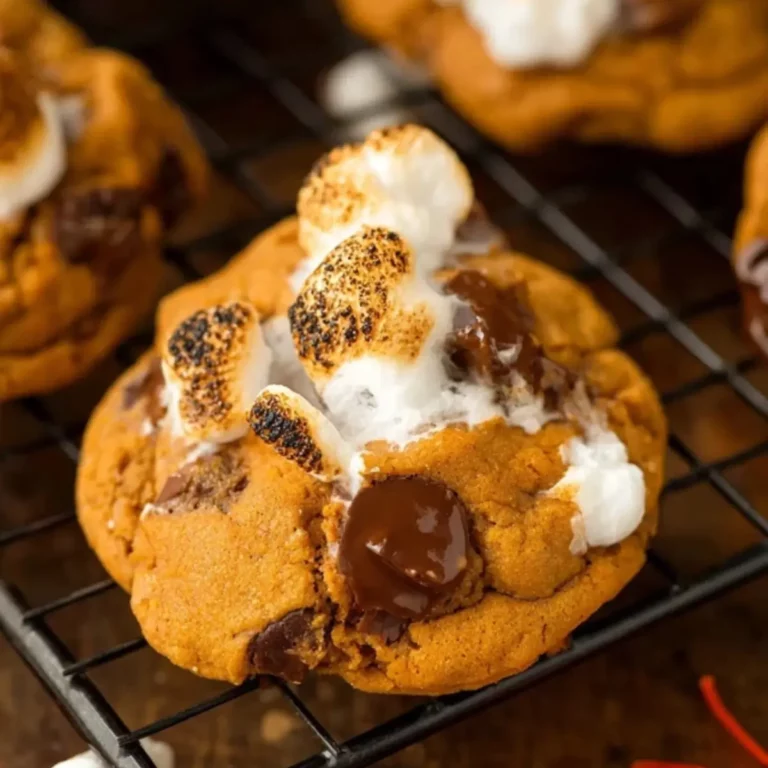 Pumpkin S’mores Cookies