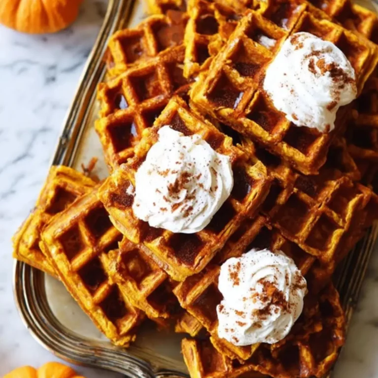 Pumpkin Spice Waffles