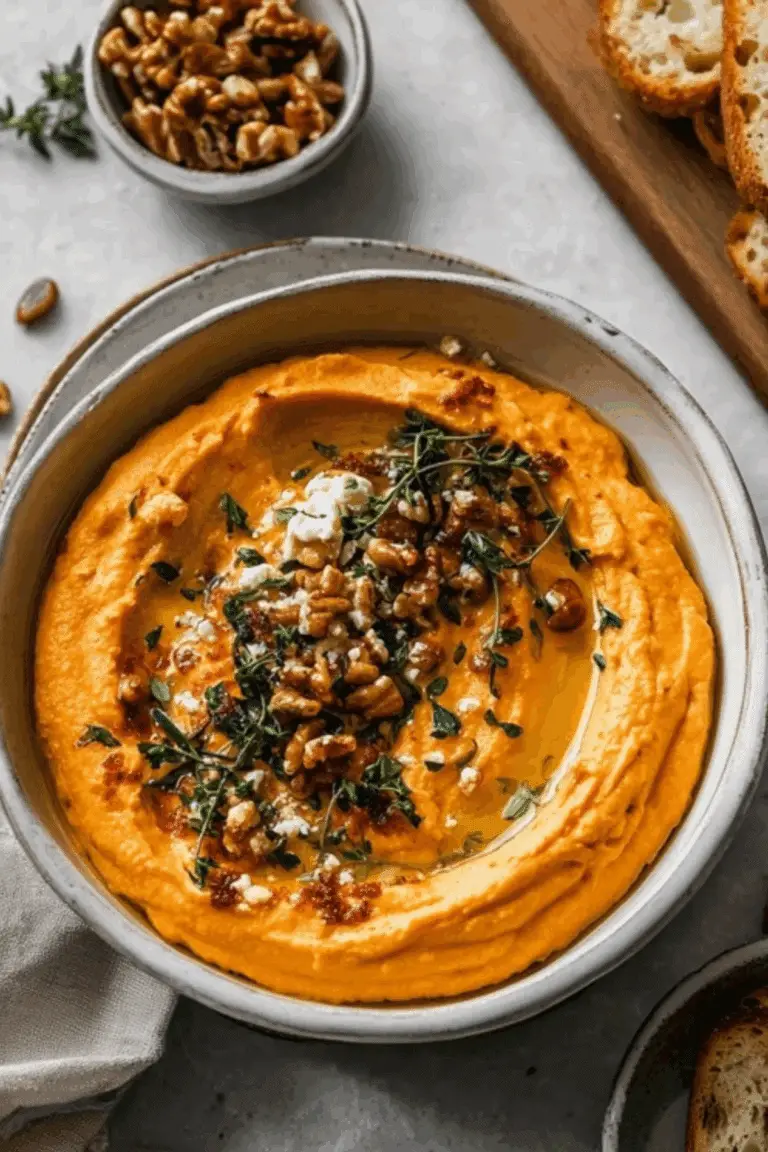 Pumpkin Whipped Feta Dip