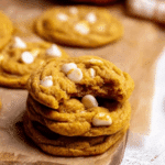 Pumpkin White Chocolate Chip Cookies