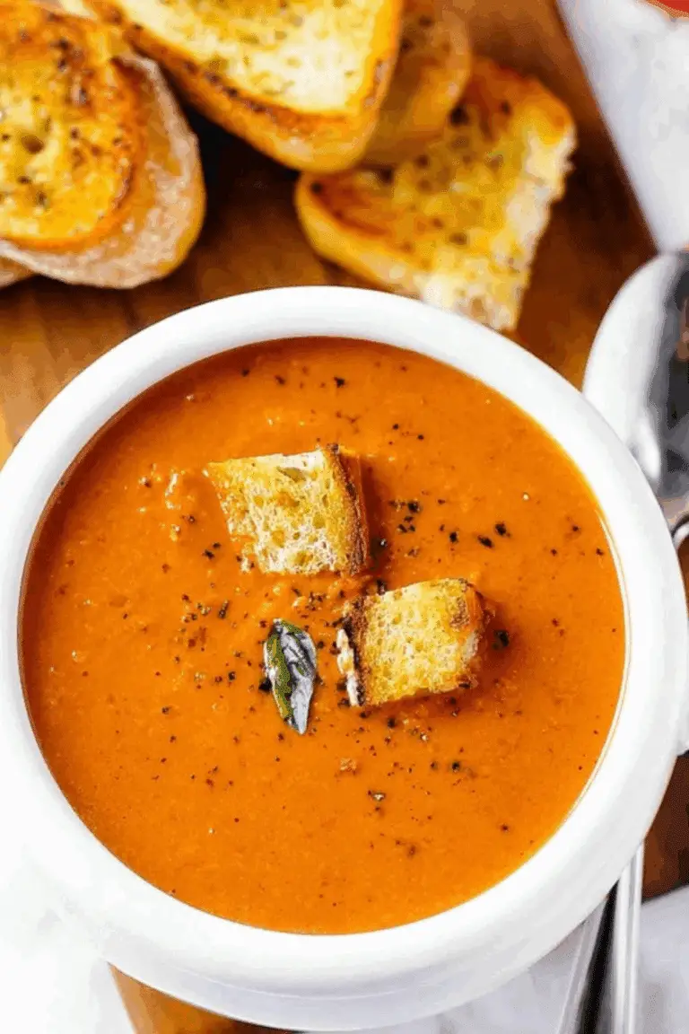Roasted Tomato Basil Soup