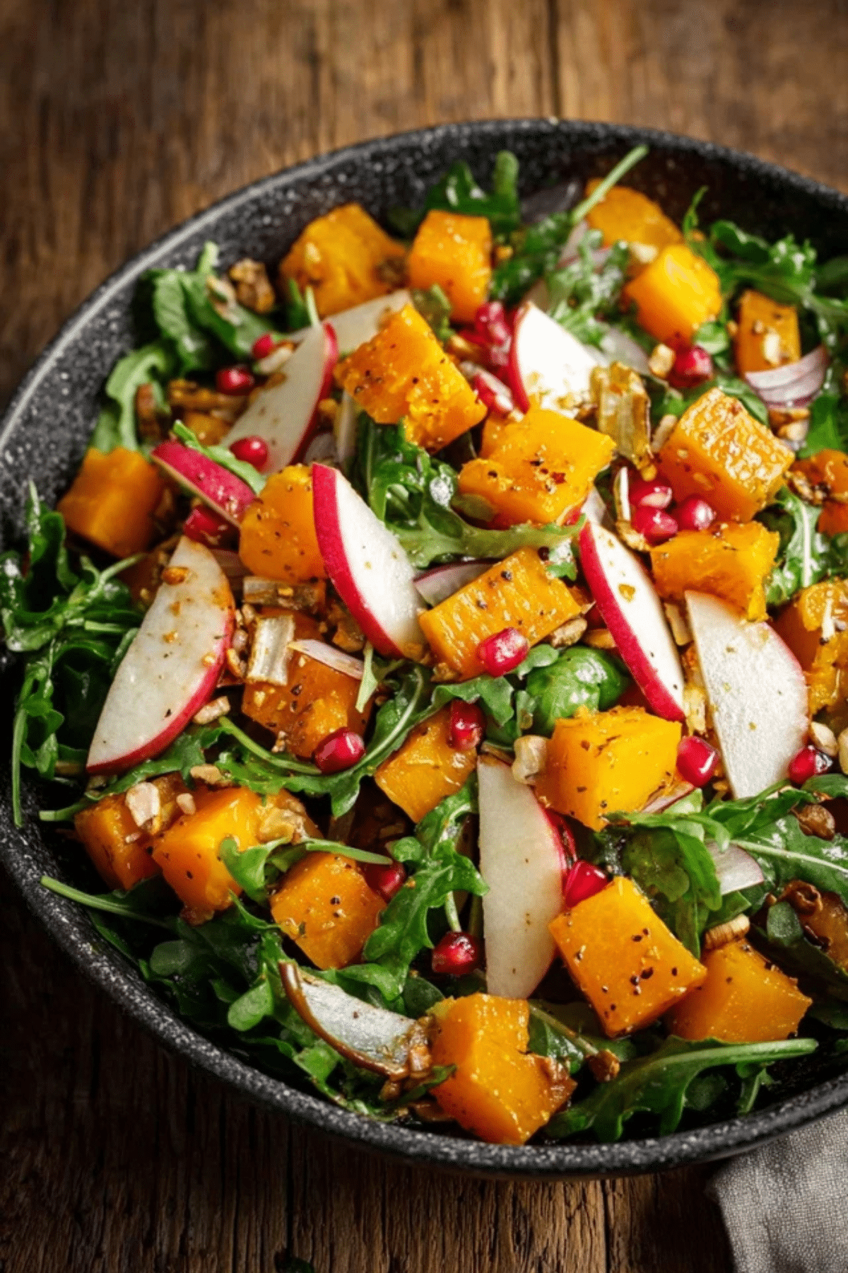 Salad with Butternut Squash and Apple