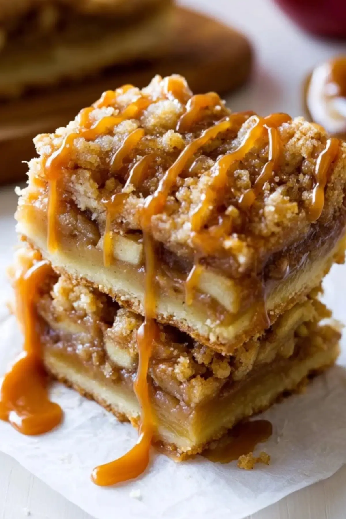 Salted Caramel Apple Pie Bars
