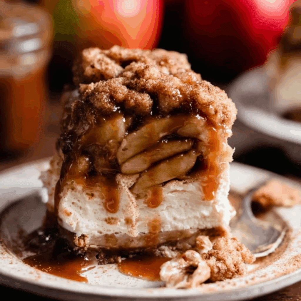 Salted Caramel Apple Pie Cheesecake