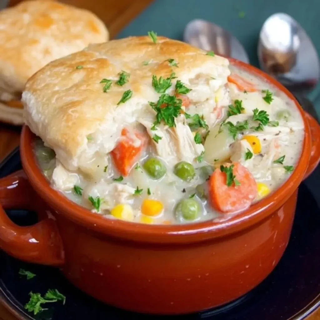 Slow Cooker Chicken Pot Pie