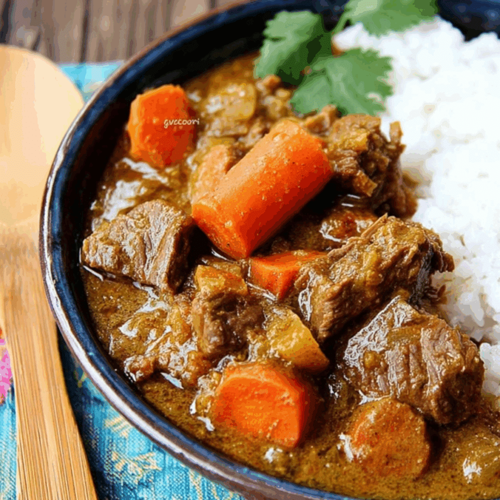 Slow Cooker Coconut Curry Beef Stew