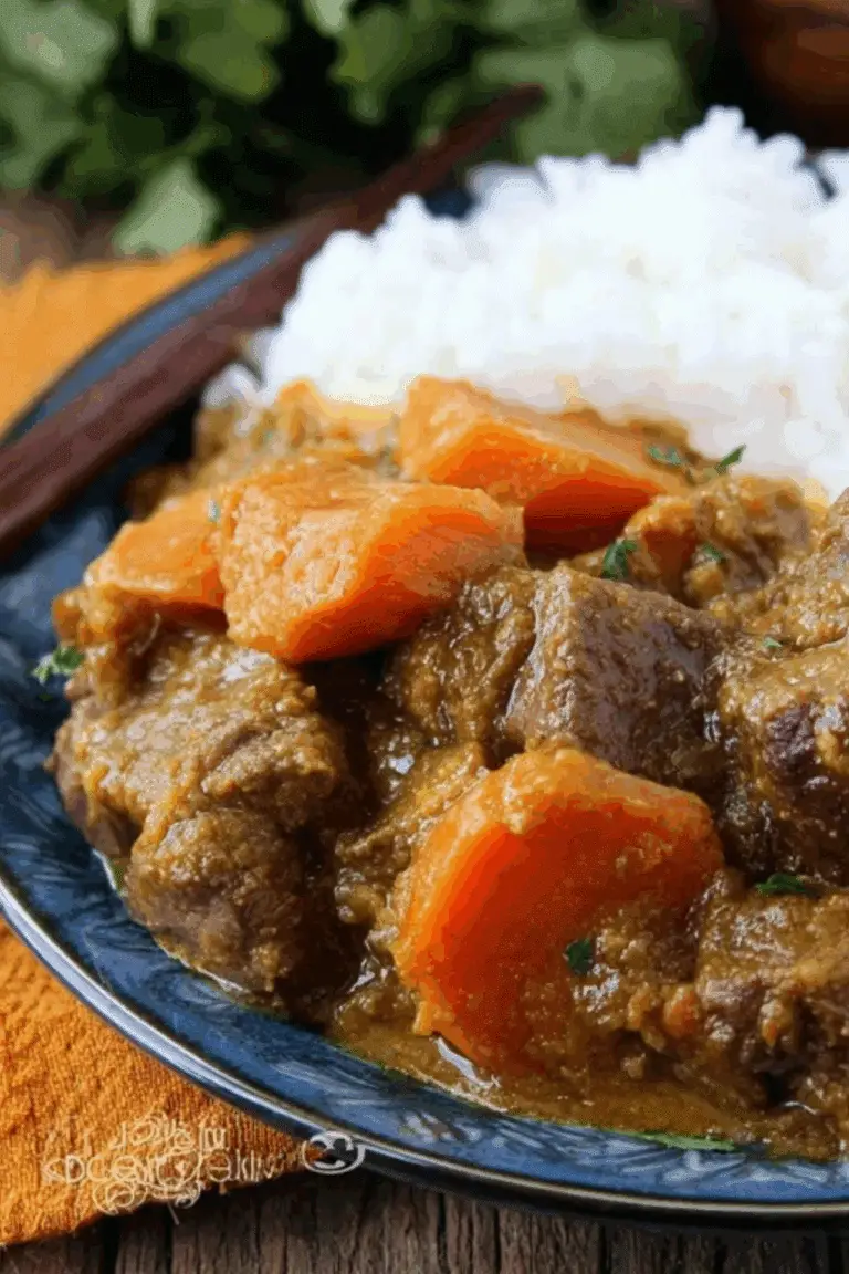 Slow Cooker Coconut Curry Beef Stew