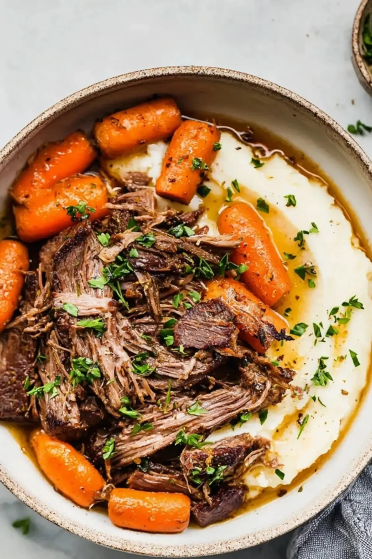 Slow Cooker Garlic Herb Pot Roast