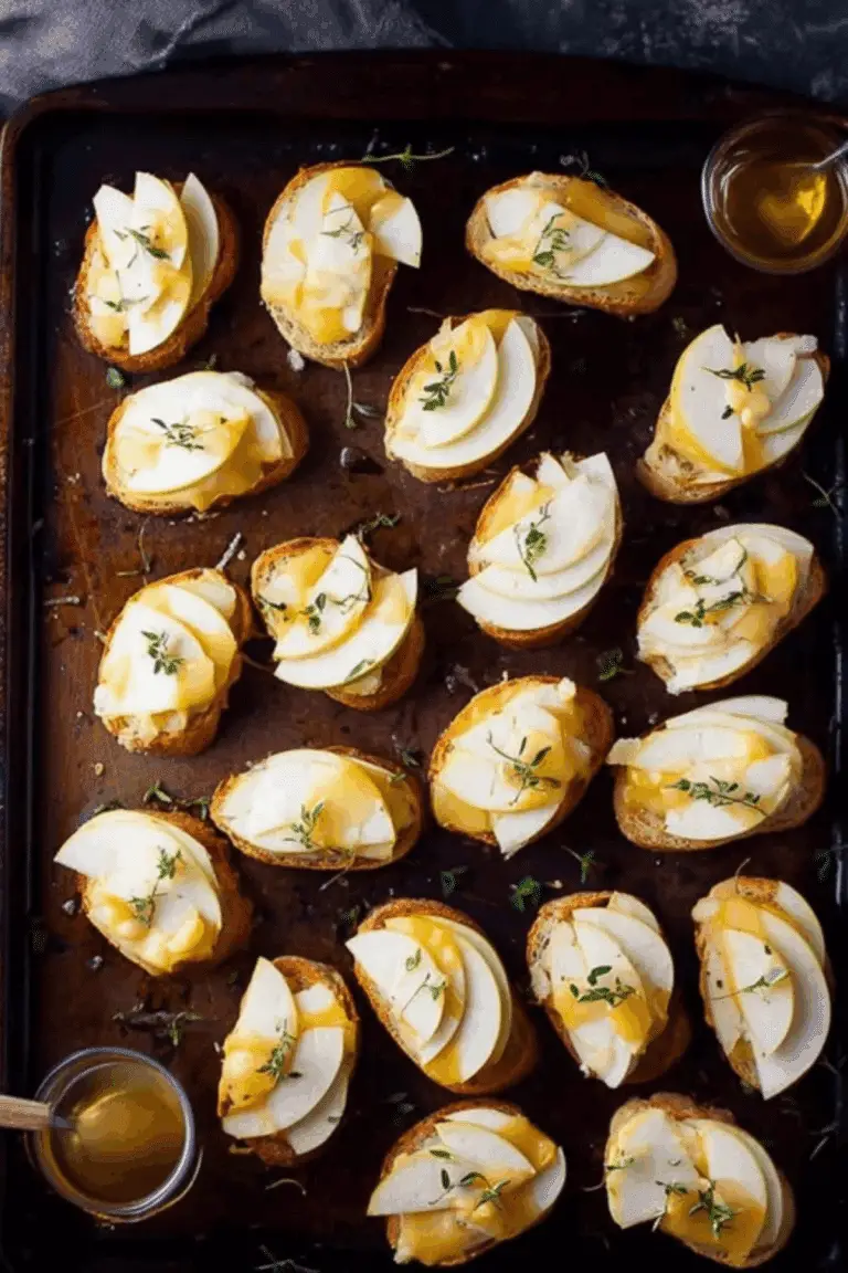 Smoked Gouda & Apple Crostini