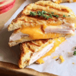 Turkey Apple and Cheddar Panini