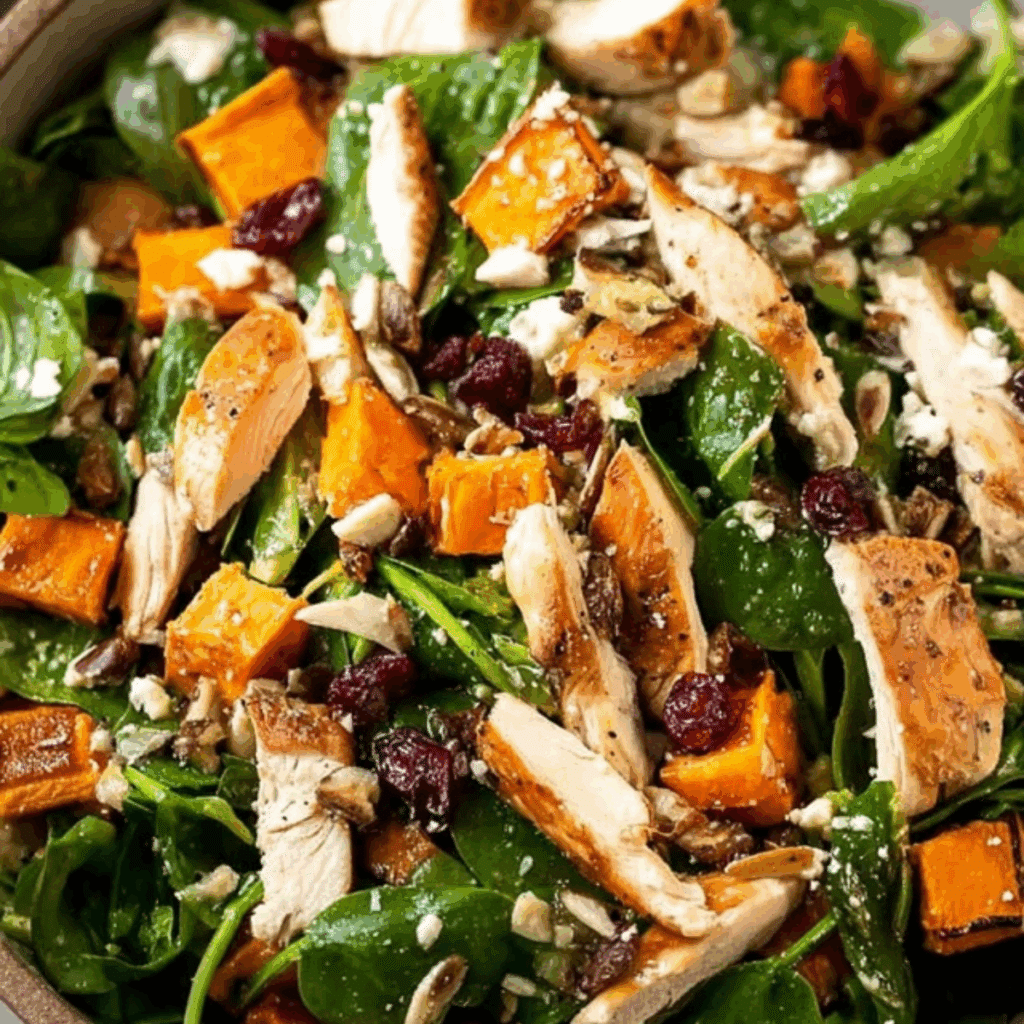 harvest chicken sweet potato salad