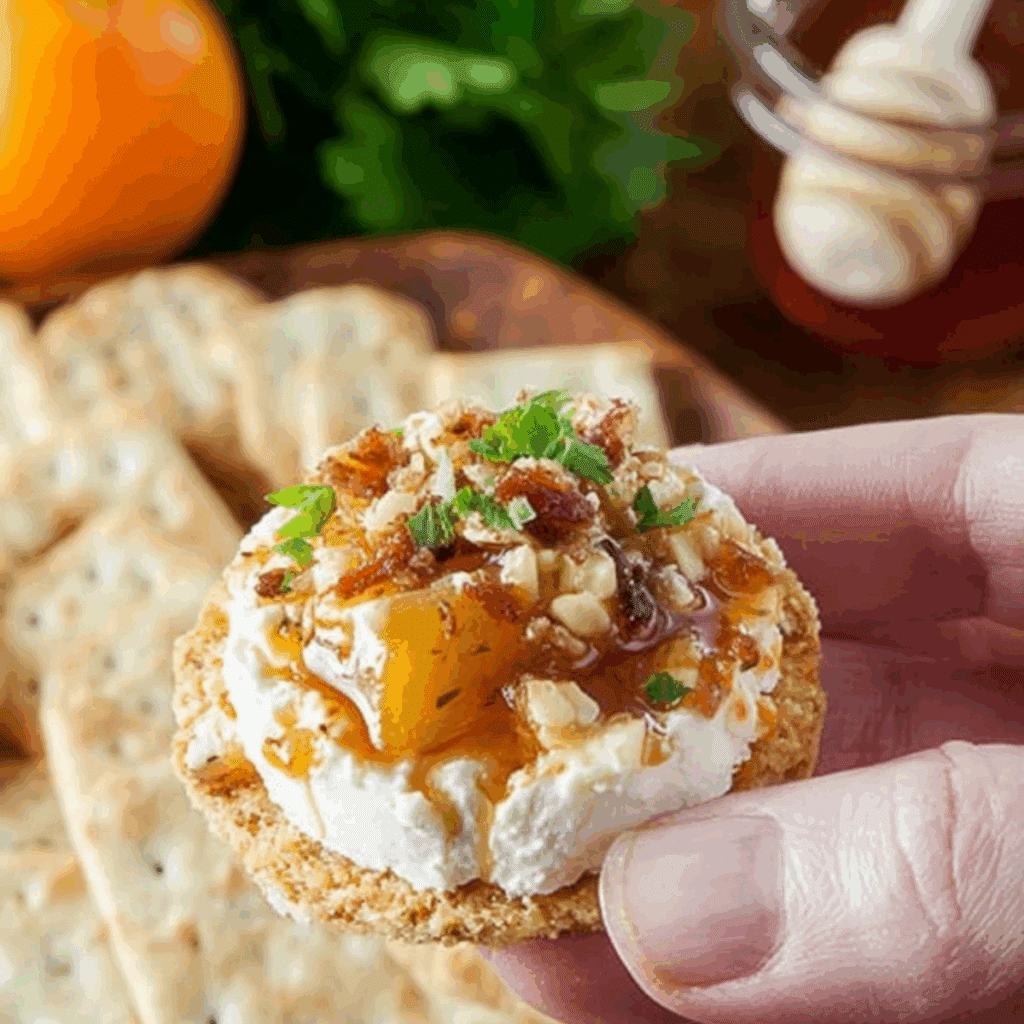 honey apricot and almond goat cheese spread