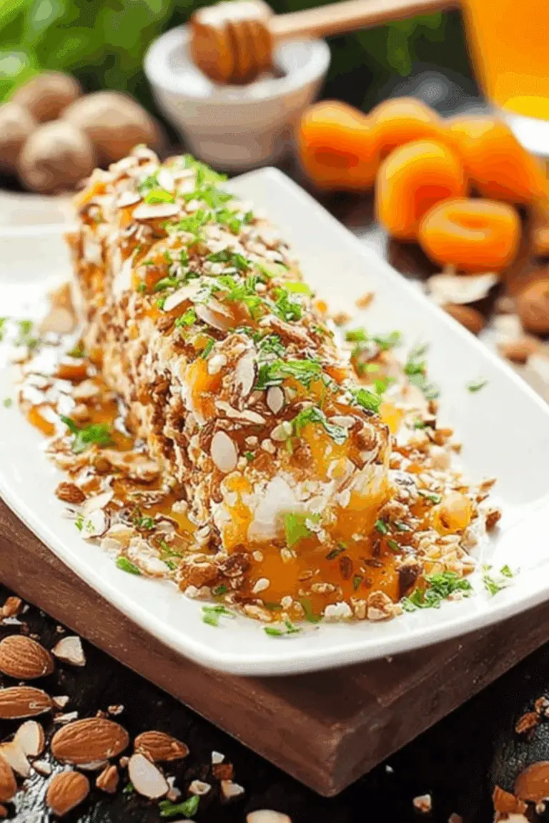 honey apricot and almond goat cheese spread