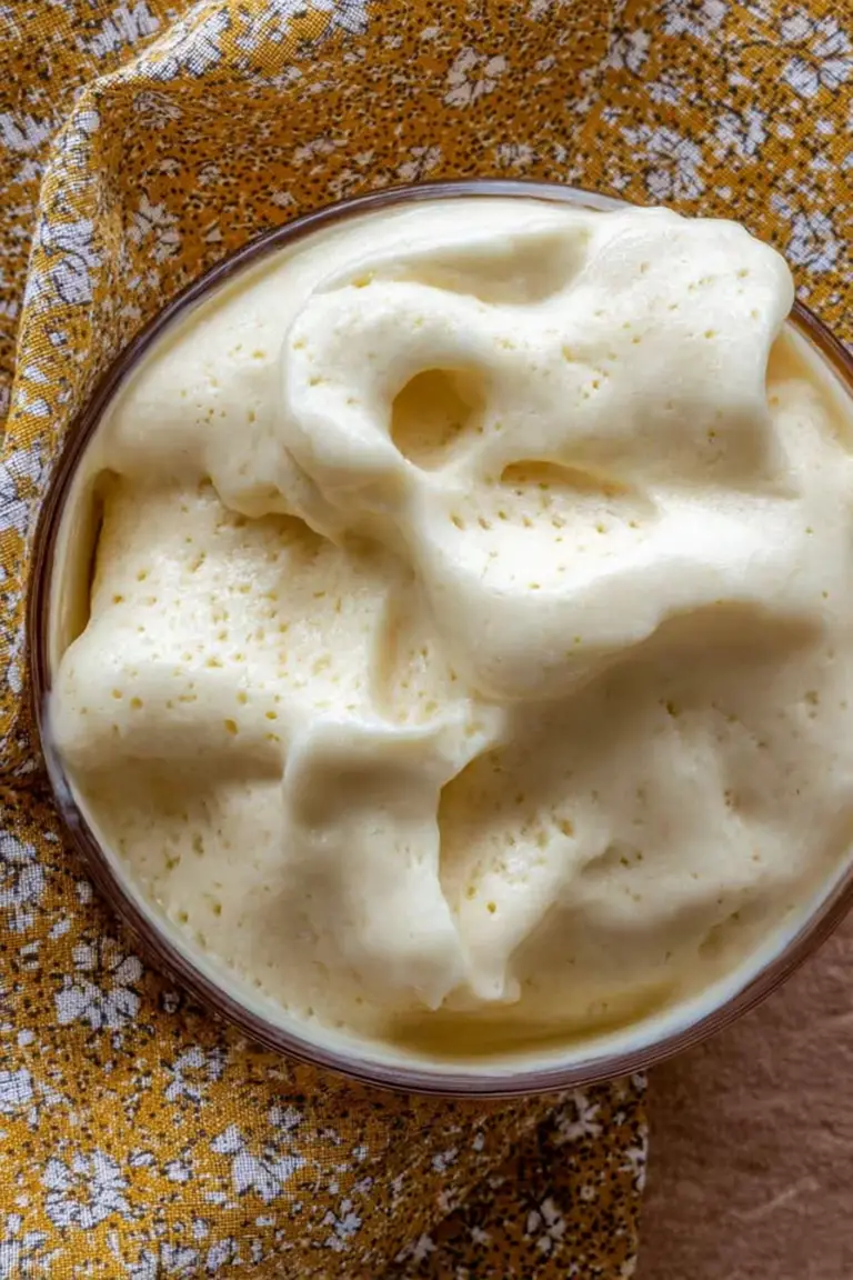 Delicious bowl of homemade banana ice cream with fresh banana slices and chocolate shavings